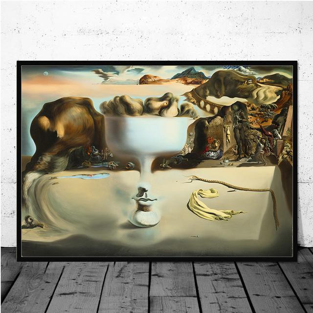 Salvador Dali Surrealist Wall Art Picture Canvas Painting Retro Quadro Posters and Printing Living Room Home