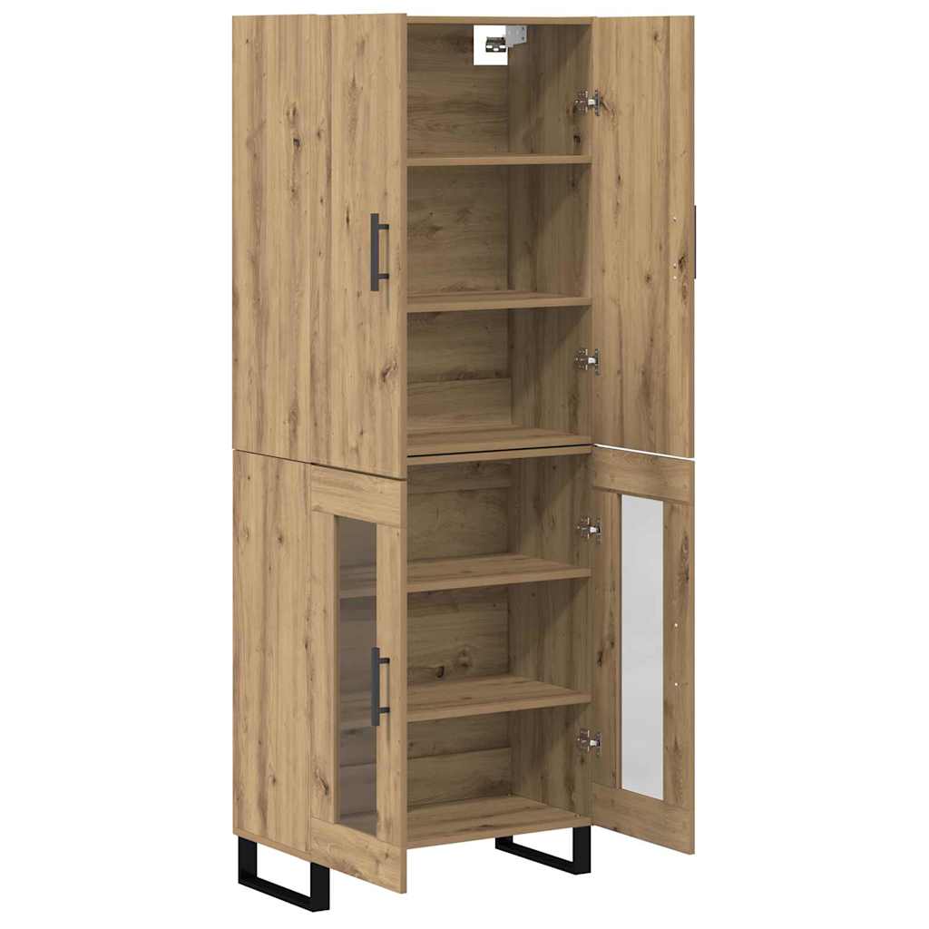 Highboard 2 pcs Artisan Oak 69.5 x 34 x 180 cm