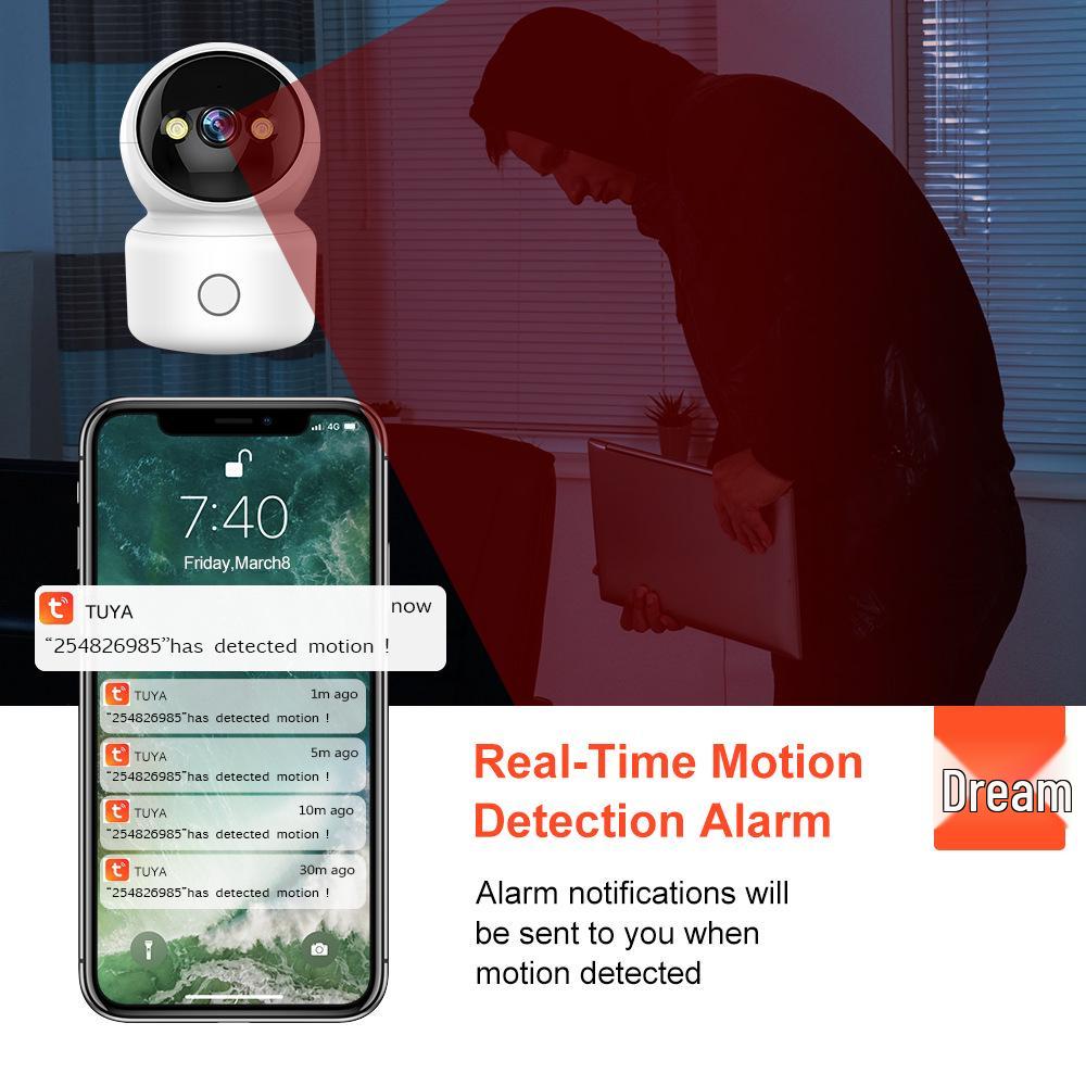 Tuya Smart Wi-Fi HD камера для удаленного мониторинга и ухода за пожилыми людьми