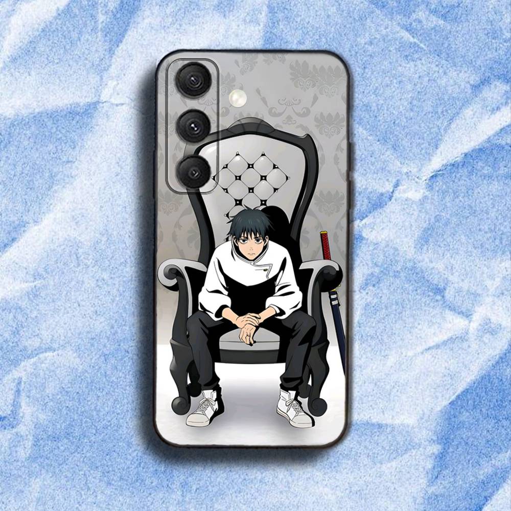 O-Okkotsu YutaS Phone Case For Samsung S 25,24,23,22,30,21,10,9,Ultra,Plus,Lite,FE,4,5G Black Soft Case