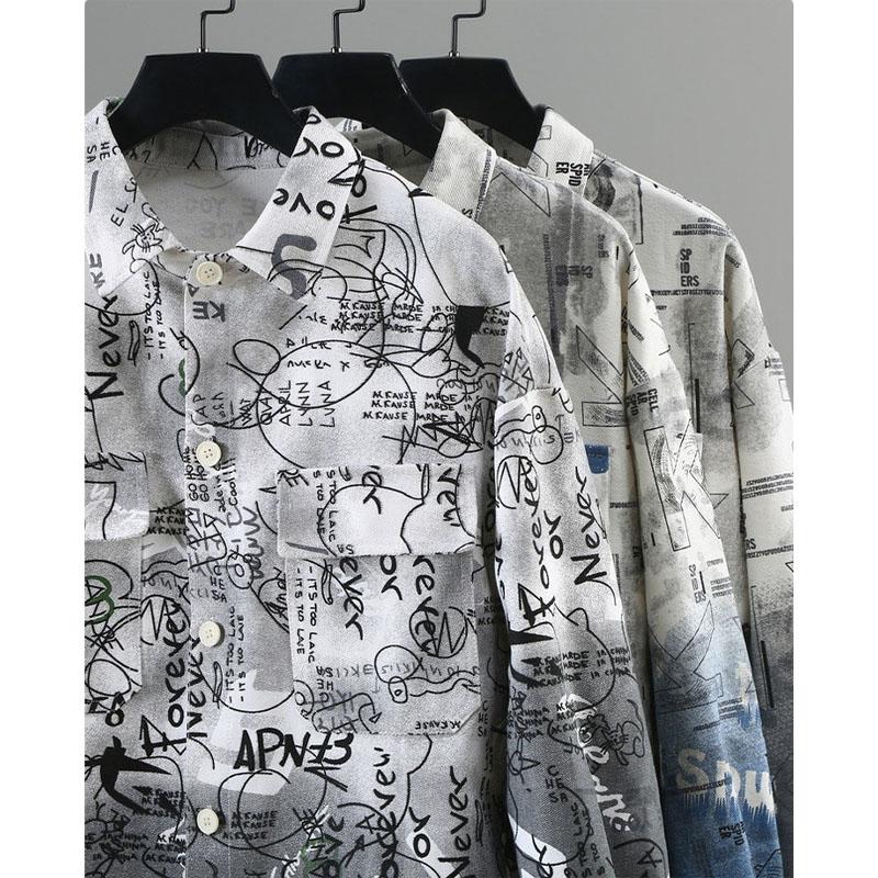 Spring and Autumn Plus Size Long Sleeve Shirt Men Fatty Shirt Workwear Jacket Casual Clothes 4XL-10XL