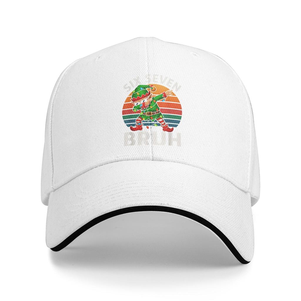 Six Seven 6 7 Meme Dabbing Elf Merry Christmas Bruh Baseball Cap Women Design Trucker Hat Spring Outdoor Sun Visor Snapback Cap