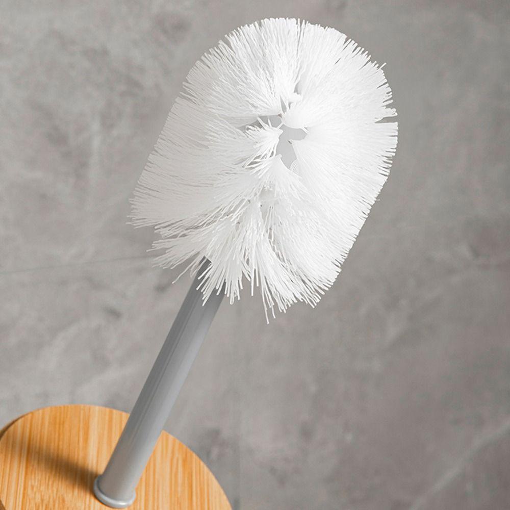 Long Handle Toilet Scrubber Standing Base Bathroom Cleaning Tool Toilet Brush Set  Toilet Cleaning