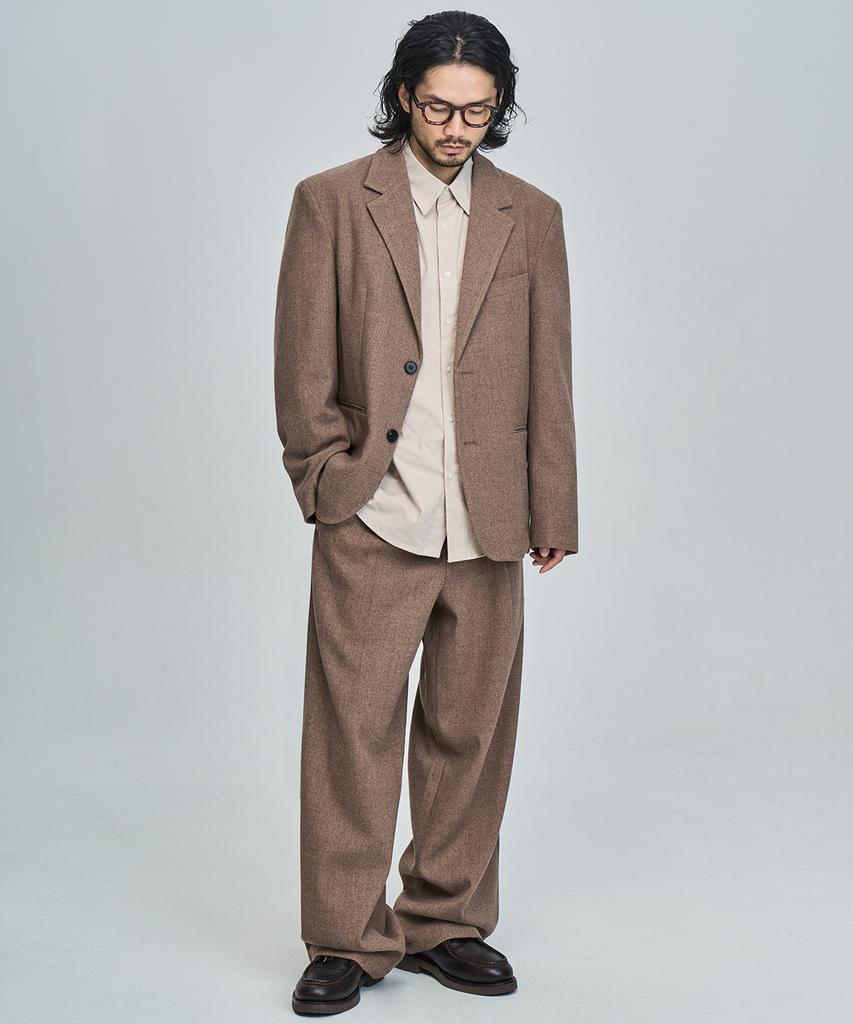 Prairie Wool Relaxed Fit Blazer Set-Up
