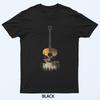 Sunset Acoustic Guitar Nature Reflection Music Lover T-Shirt