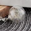Charm New Chain Handmade Clear Crystal Ball Pendant Dandelion Wishing Necklace Dandelion