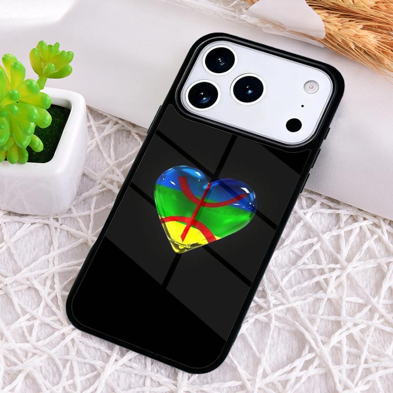 Amazigh Flag Phone Case for iPhone 17 Air 16 15 11 12 14 13 Pro Max Shockproof Cover