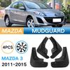 Подходит для Mazda 3 Star Mazda 3 2011-2015 Кожаный брызговик Модифицированная накладка на крыло