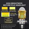 Oprah High Power LED H4 H6 BA20D Headlight Bulbs For Motorcycle Front Light With HD Lens White Yellow Hi/Lo Beam Lights Fog 12V
