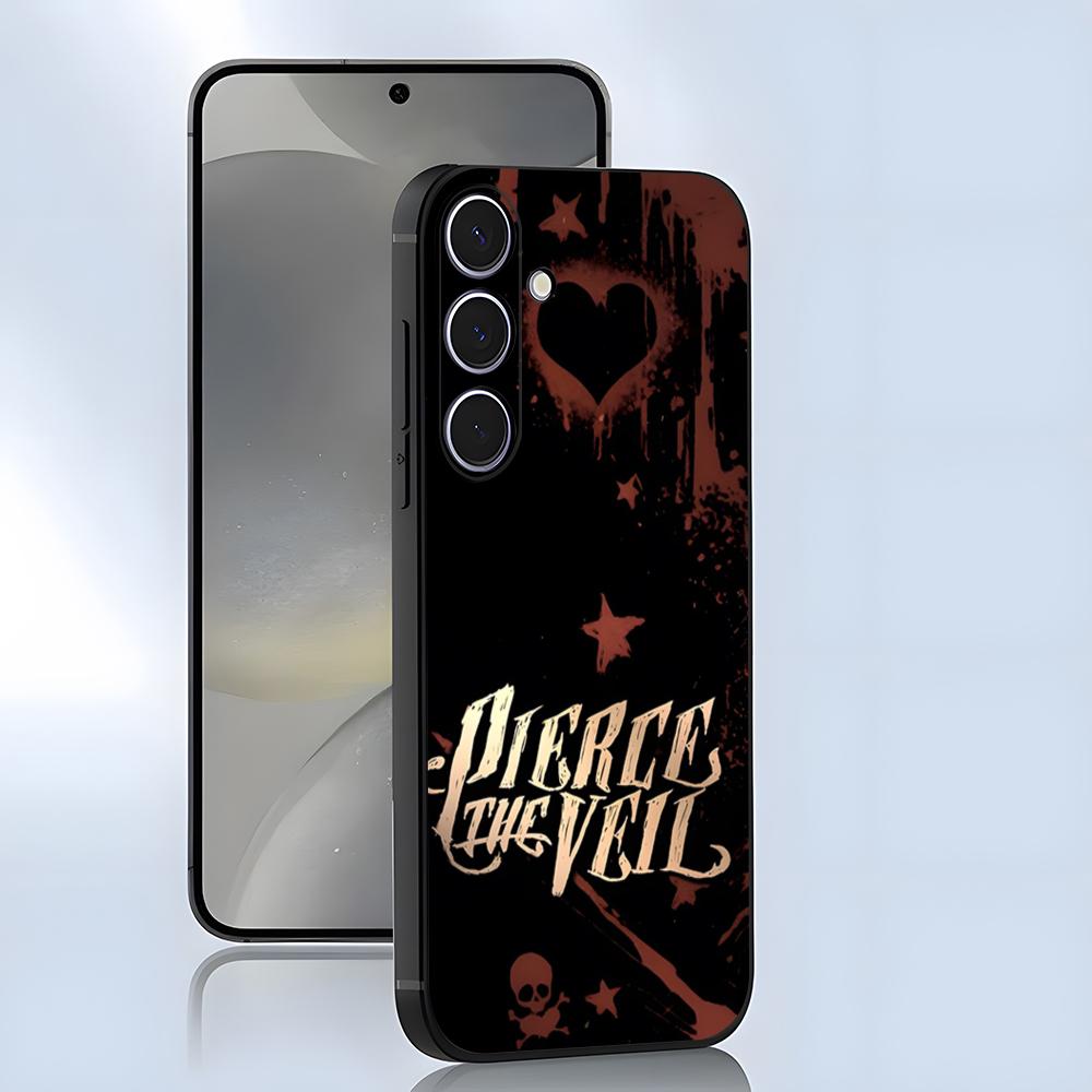 Чехол для телефона P-Pierce The Veil Band для Samsung A25 A13 A33 5G A54 A36 A35 A56 A52 A14 Ударопрочный мягкий чехол