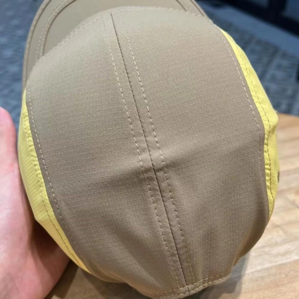 5 Panel Baseball Cap Mesh Duckbill Cap Outdoor Quick-Dry Plain Hat Running Headwear