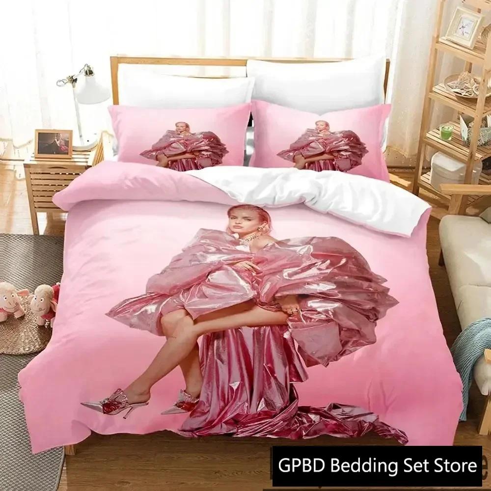 3D Print Anne-Marie Bedding Set Double Twin King Duvet Cover Comforter Pillowcase Boys Girls Adults Bedroom