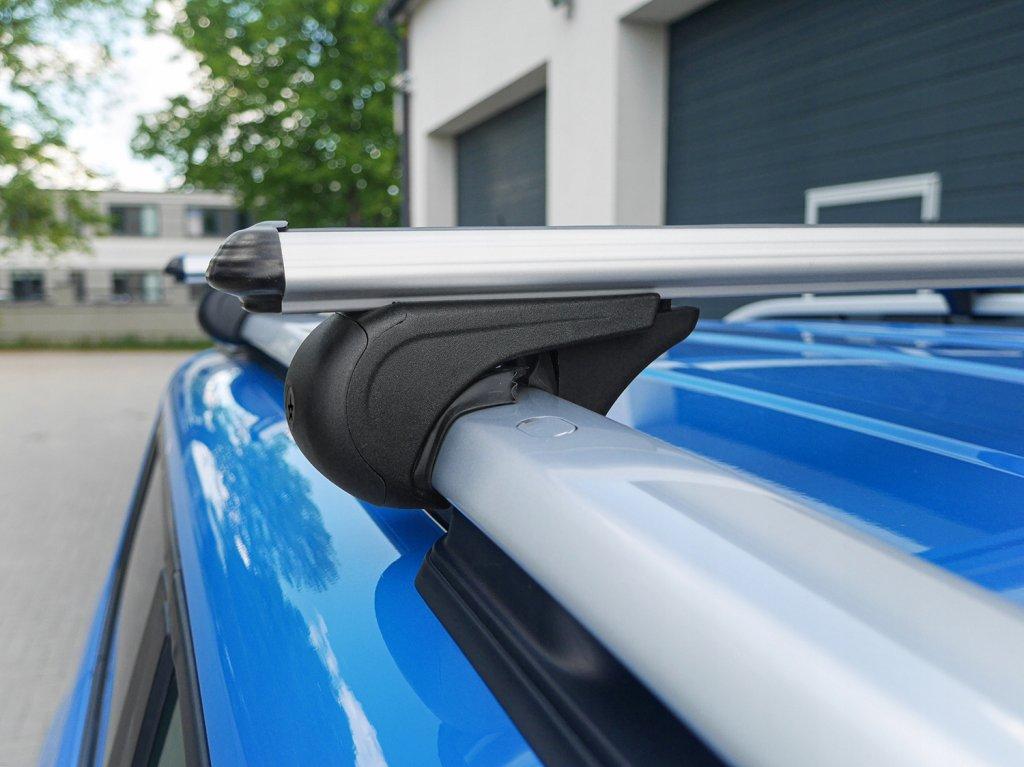 Перемычки на обычные рейлинги под ключ Bold Bar Lite V1 (2 шт) Черные для Dacia Logan MCV 2004-2014 гг