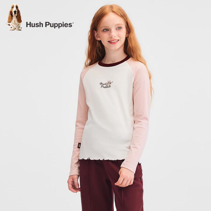 Базовая футболка с рукавами реглан для девочек Hush Puppies