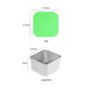With Silicone Lids Salad Box Leakproof Food Storage Box Portable Sauce Cup