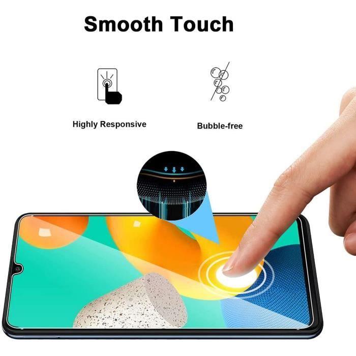 2 Pack Verre trempé pour Samsung M32 (6.4") Protection écran 9H Dureté Anti-Rayures