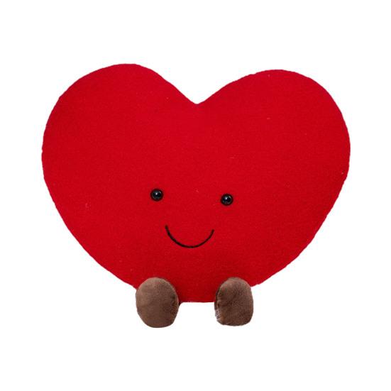 35 см мягкая подушка в форме сердца милая мультяшная кукла в форме сердца плюшевая подушка для спины