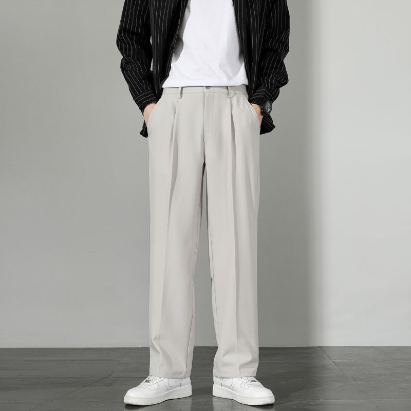 Мужские повседневные брюки свободного покроя 5XL, офисная официальная одежда, пиджаки, брюки для мужчин, уличная модная одежда, прямые брюки