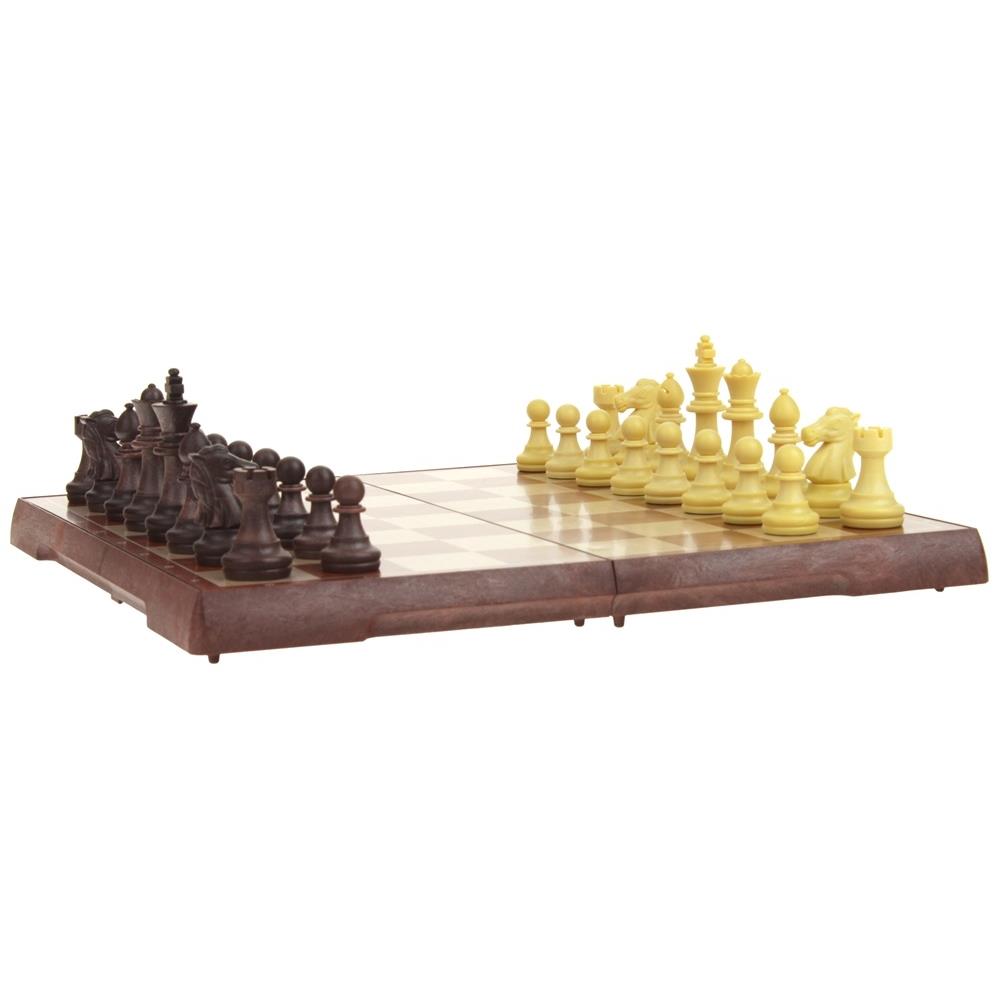 Chess Checkers Magnetic Classic Large Magnet Game 2in1 31x31 cm