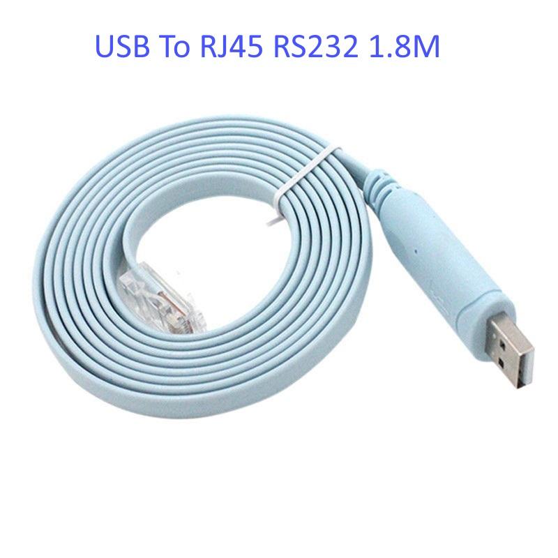 USB-кабель-адаптер RJ45 USB-RS232 последовательный порт RJ45 CAT5 консольный адаптерный кабель шнур для Cisco H3C Huawei RoutersAA