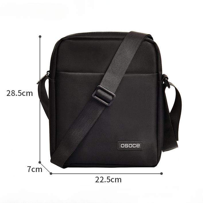 Простая мужская сумка на одно плечо, модная повседневная многофункциональная сумка через плечо, дорожная деловая сумка для отдыха на природе