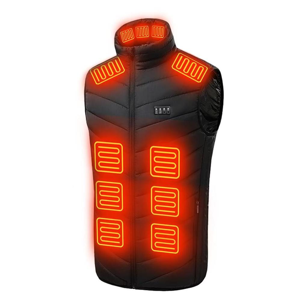 Unisex Smart Electric Heating Vest - Full Body, Constant Temperature