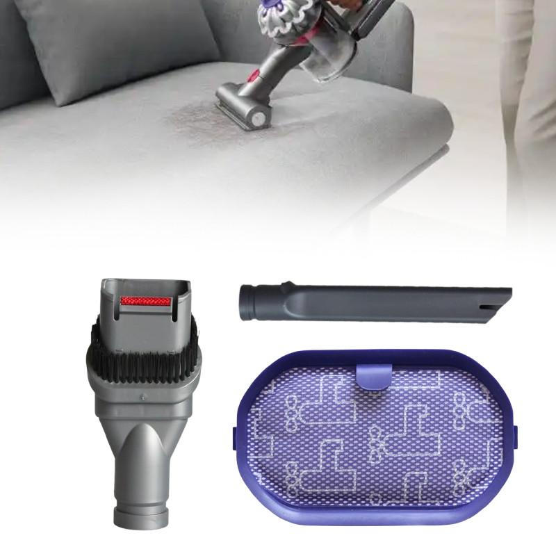 2 In 1 Brush Head Crevice Tool Filter Kit For Vacuum Cleaner Dyson Dc31 Durable