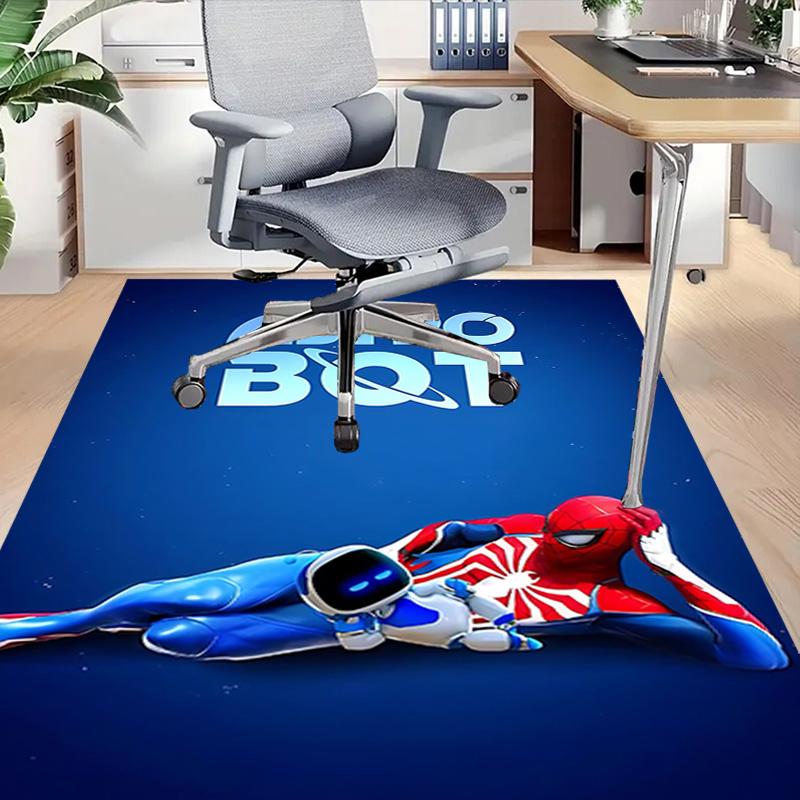 1pc Astro Bot Adventure Carpet for Playroom Bedroom Living Room Sofa Home Decor,kids Game Area Rug Non-slip Floor Mat Y7238