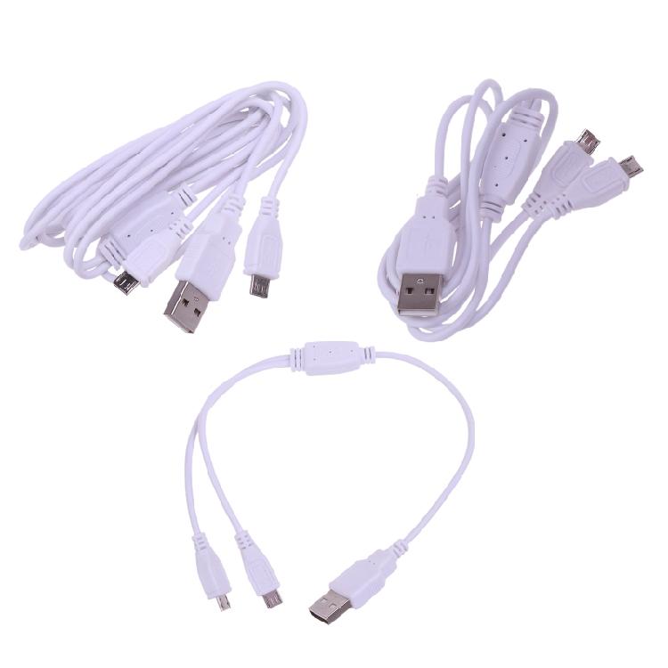 Двойной Micro USB на USB 2 в 1 Кабель-разветвитель Y Кабель для быстрой зарядки