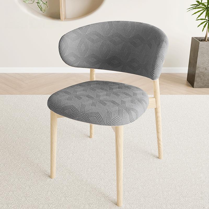 Universal Wood Dining Chair Cover Stretch Slipcover for Backrest Protection Home Office Table Chair Protector