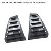 Пара задних боковых оконных спойлеров-накладок для Volkswagen VW Golf 6 MK6 2008-2012, крышка-жалюзи для окон, воздухозаборники