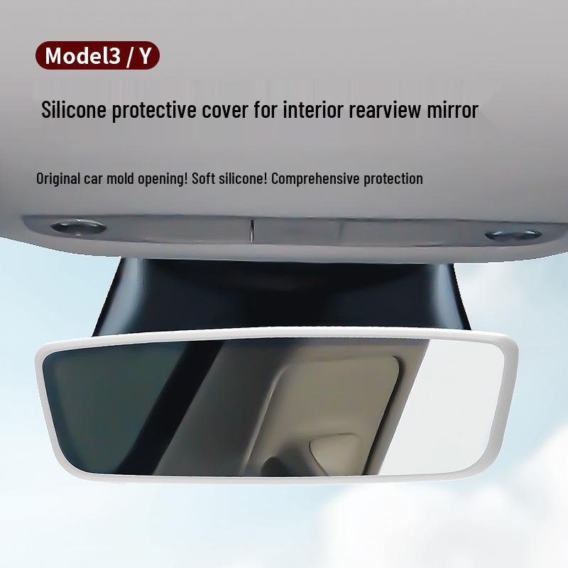 Silicone Cover for Tesla Model 3/Y Refreshed Interior Rearview Mirror