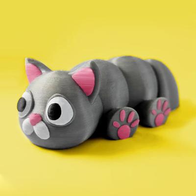 Милые игрушки в форме животных, напечатанные на 3D-принтере, с подвижными суставами