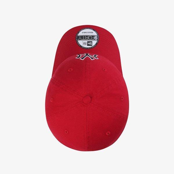 Кепка New Era New York Yankees Базовая с контуром, без жесткого каркаса, Алый 15216771