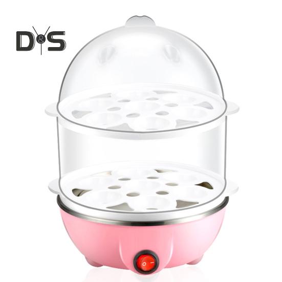 Автоматическая яйцеварка, яйцеварка большой емкости, одно-/двухслойная, 350 Вт, многофункциональная машина для приготовления вареных яиц на пару с заварным кремом