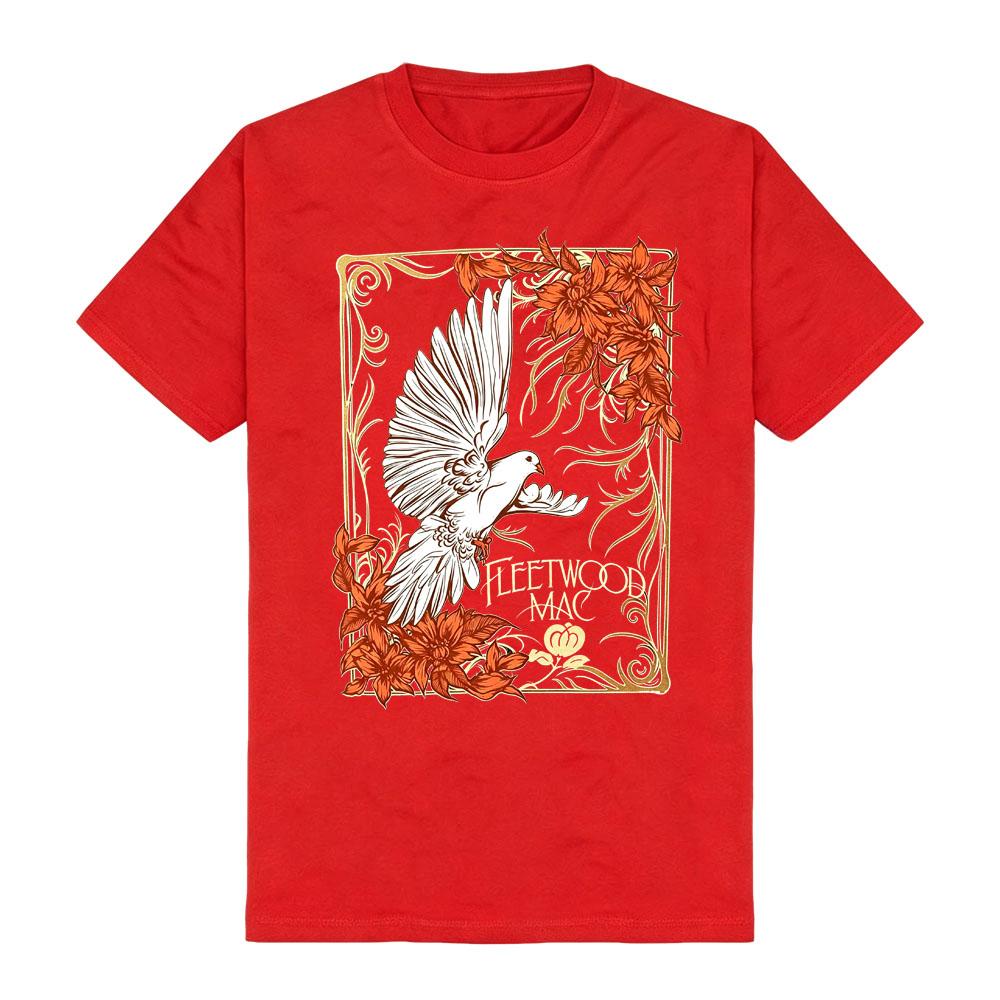 Fleetwood Mac The Dove T-Shirt Art Nouveau Orchestra Gothic Aesthetic Tshirt Round Neck Cotton T Shirt Short Sleeve Unisex Tops