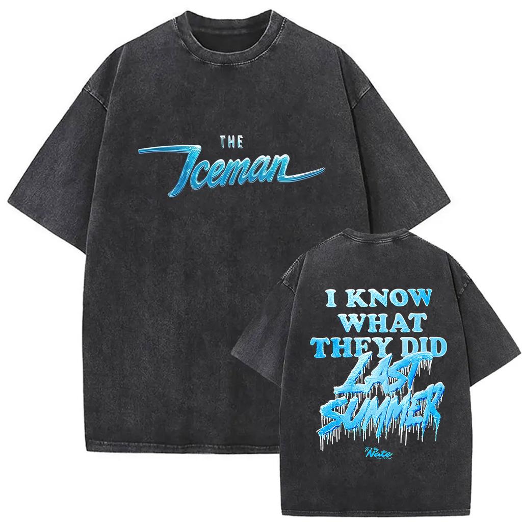 Drake Iceman 'I Know What They Did Last Summer' Album 2026 Vintage Washed T Shirt Men Women Casual Oversized Cozy Cotton T-shirt