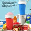 500 ML Homemade Slushy Maker Cup Large Capacity Juice Iced Cup DIY Milkshake Bottle