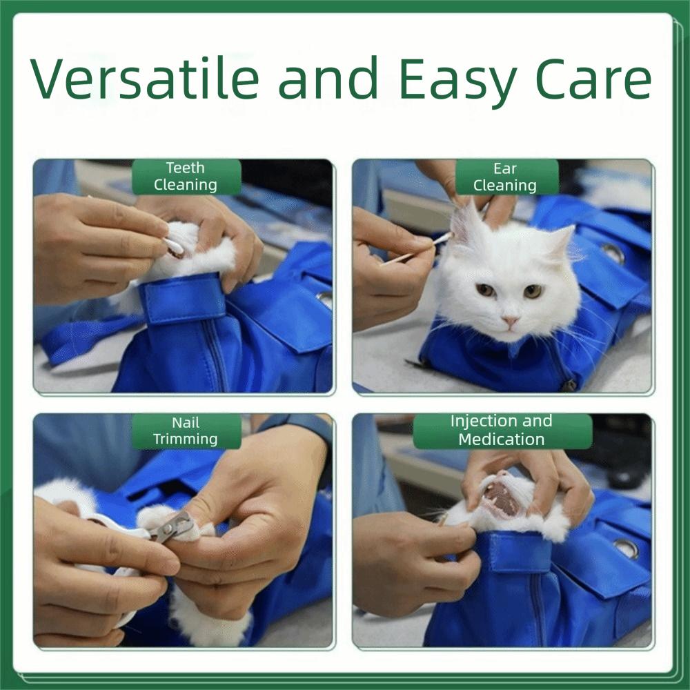 Anti-scratch Bite Fixed Pet Backpack Foldable Cat Travel Bag  Summer Outing