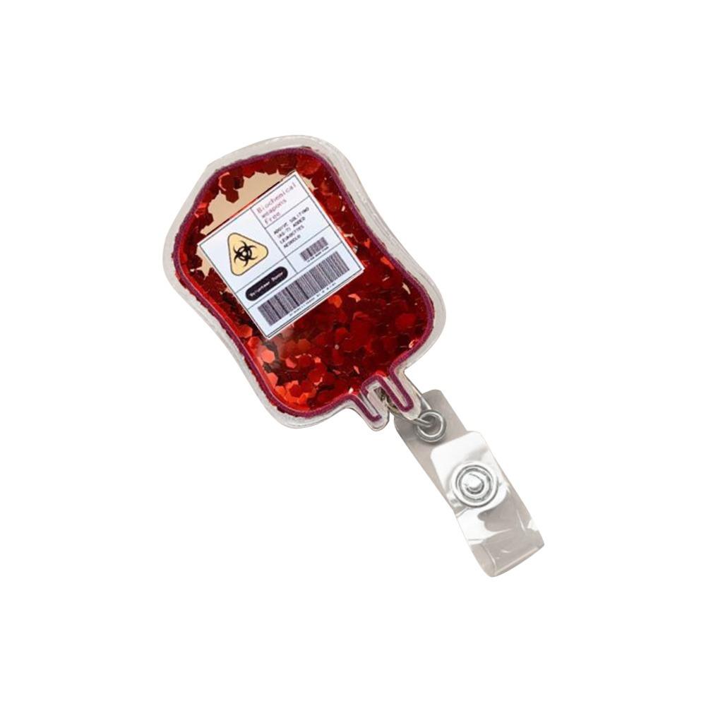 Retractable Nursing ID Badge Holder Lanyard Name Tag Holder Gift ID Badge Reels