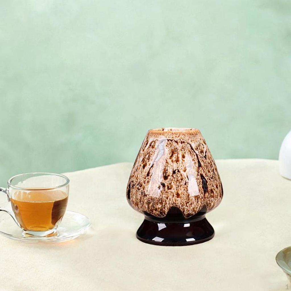 Porcelain Matcha Whisk Stand Set for Tea Aficionados