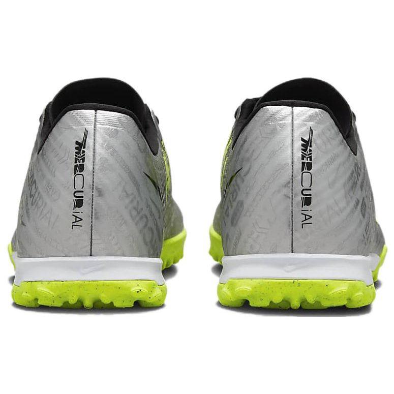 Nike Zoom Mercurial Vapor 15 Academy TF Унисекс Металлический Серебристый Черный Вольт FB8396-060