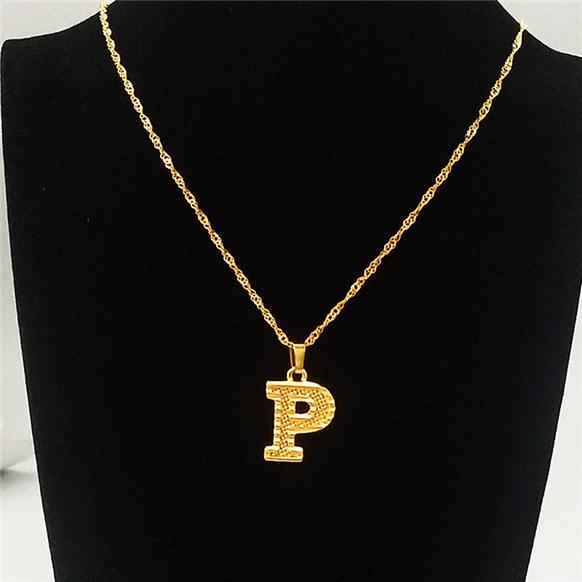 Креативное ожерелье с подвеской в виде 26 букв английского алфавита, подарки для женщин, ожерелье с буквами алфавита из ювелирного сплава, подарки для друзей