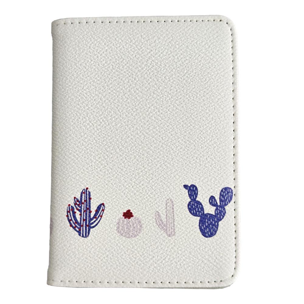 Stylish PU Leather Passport and Card Holder - Compact Travel Document Bag