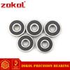 ZOKOL 10/200PCS Small Deep Groove Ball Bearing 603ZZ 604zz 605ZZ 606zz 607ZZ 608ZZ 609ZZ 604-24S 605-2RS 606RS 608-2RS 609RS