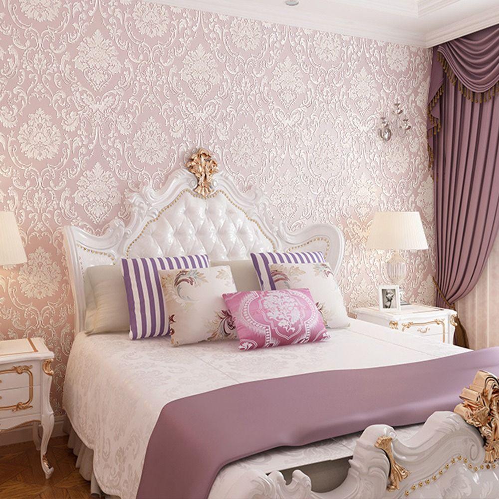 DIY Self Adhesive Wall Stickers Non-woven Fabric Decorative Contact Paper Wallpaper