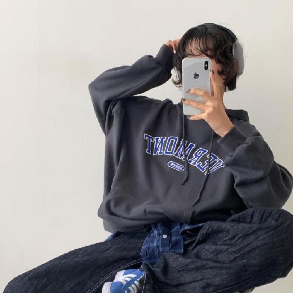 New Arrivals Open Run Women Embroidery Sweatshirt Dark Color Hoodie