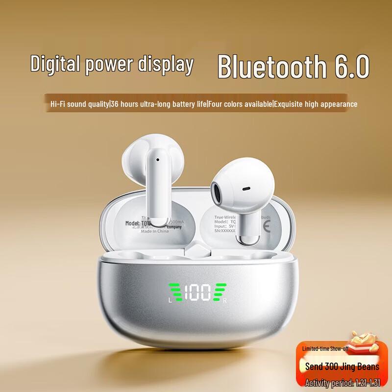 Беспроводные Bluetooth-наушники aigo TQ15 со светодиодным дисплеем