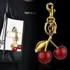 Cherry Keychain Bag Charm - Women's Exquisite Bag Jewelry & Car Key Accessory