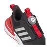 Adidas RapidaSport Bounce BOA K Black Scarlet Детские кроссовки Core-Black Silver-Metallic Better-Scarlet ID3388
